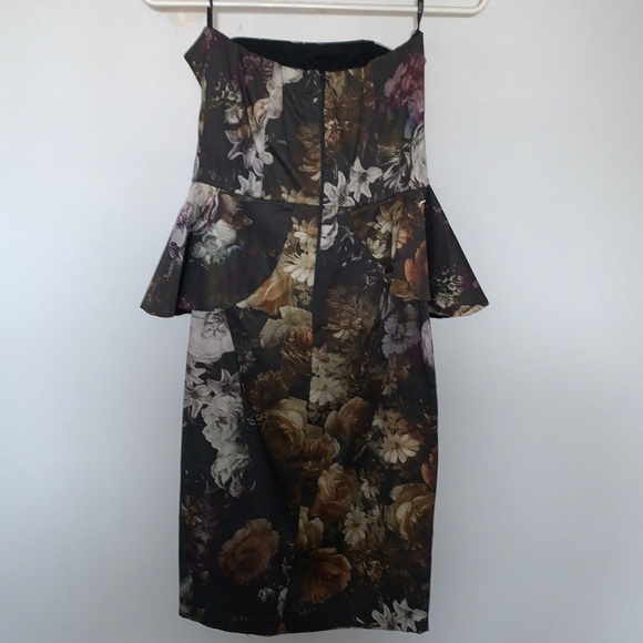 🌻 Vintage Floral ASOS Petite MIDI Dress Size 6 NWOT - Picture 5 of 9